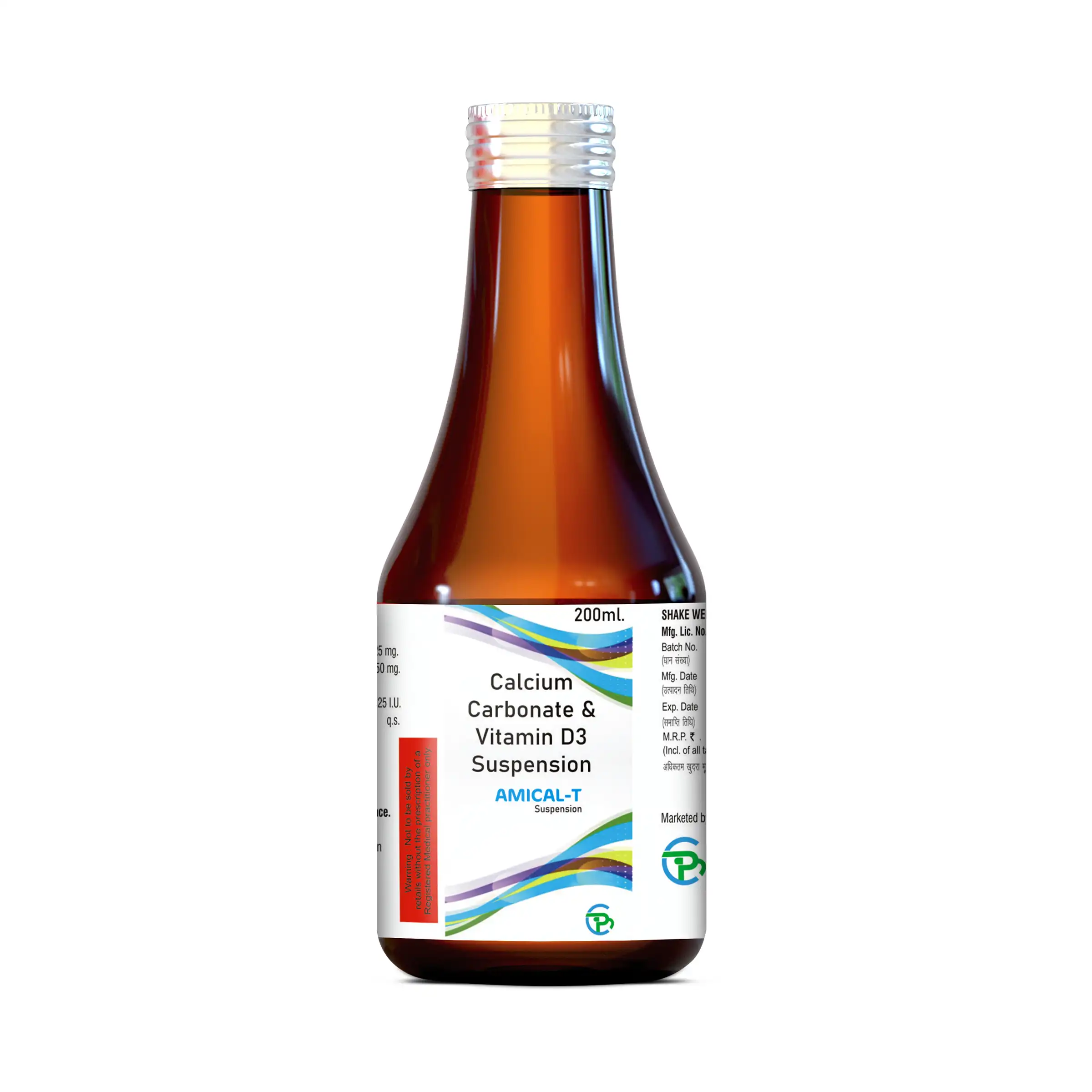 Calcium Carbonate 625 Mg & Vitamin D3 125 Iu Suspension