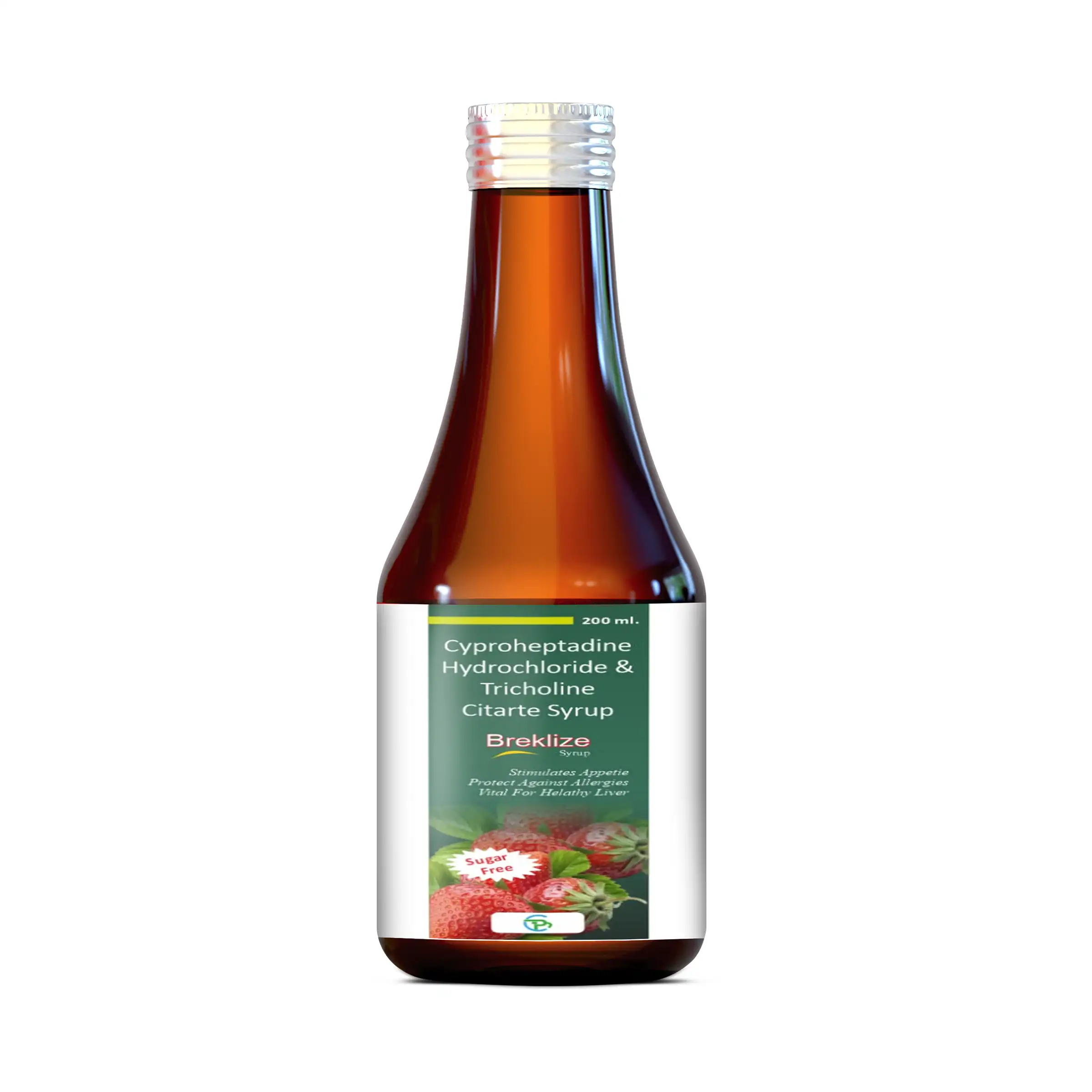Cyproheptadine 2 Mg + Hydrochloride & Tricholine 275 Mg Citrate Syrup