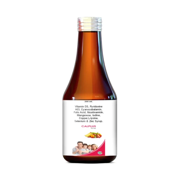 Vitamin D3 Pyridoxine Hcl, Cyanocobalamin Folic Acid, Nicotinamide, Manganese, Iodine Copper, L Iysine Selenium & Zinc Syrup visual aid