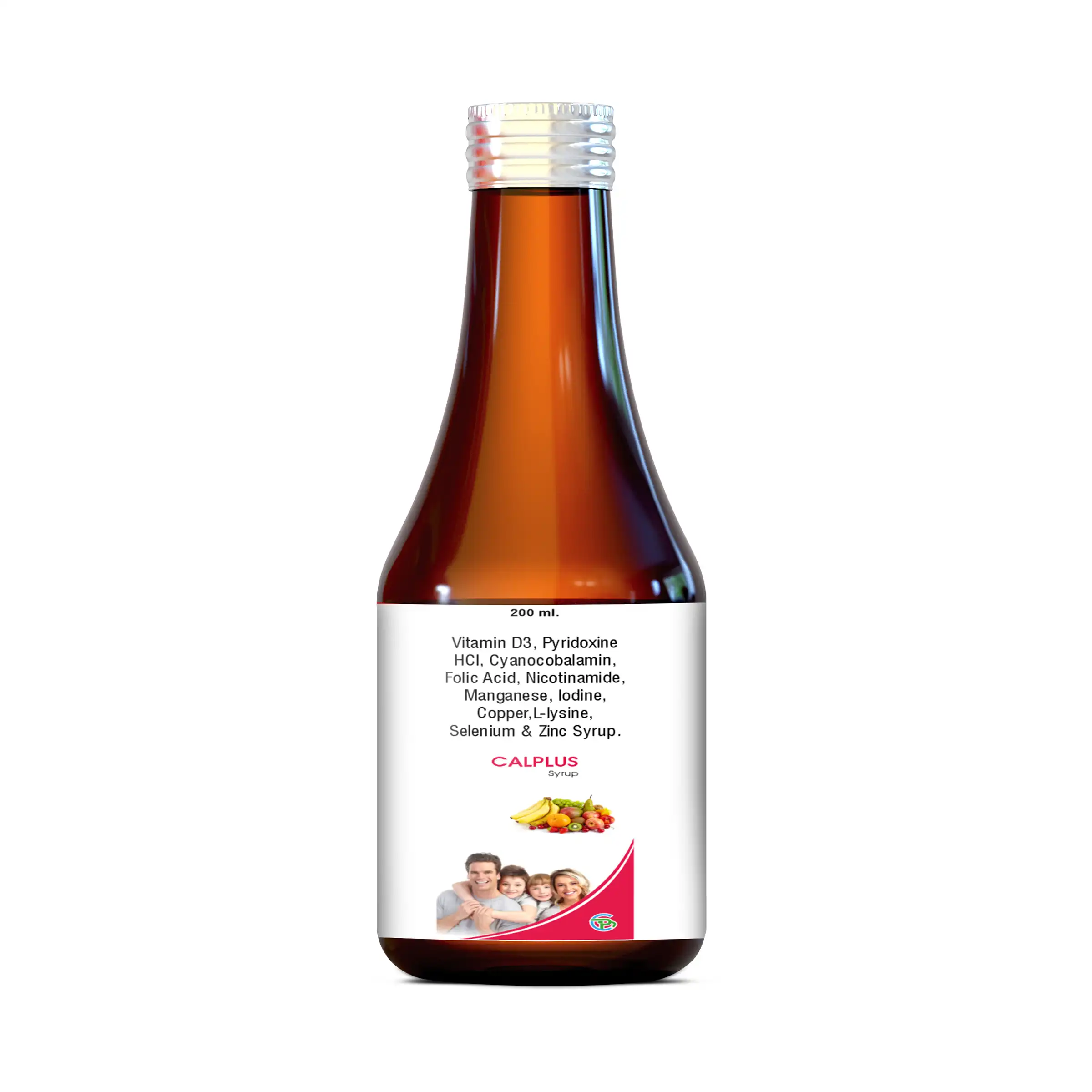 Vitamin D3 Pyridoxine Hcl, Cyanocobalamin Folic Acid, Nicotinamide, Manganese, Iodine Copper, L Iysine Selenium & Zinc Syrup visual aid