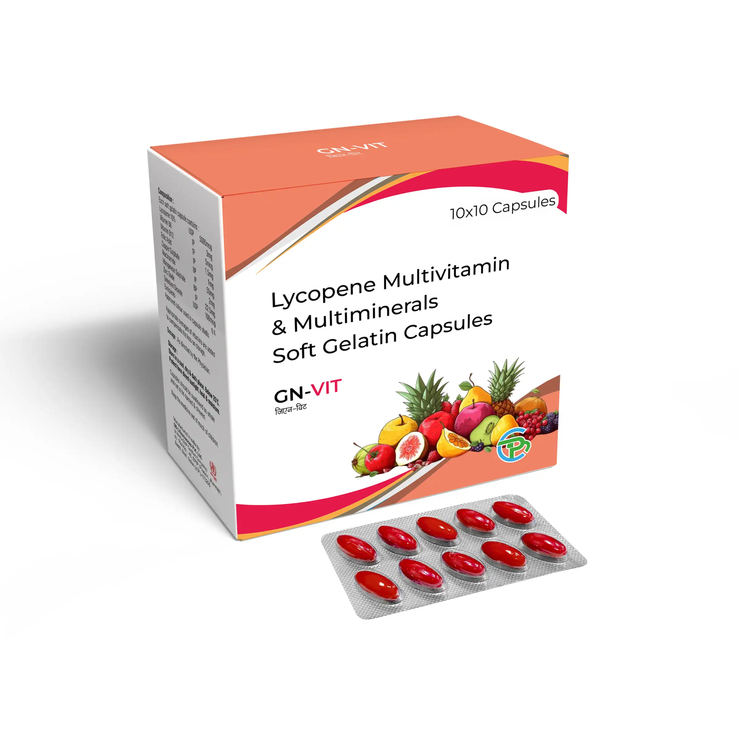 Lycopene, Multivitamin & Multimineral Soft Gelatin Capsules