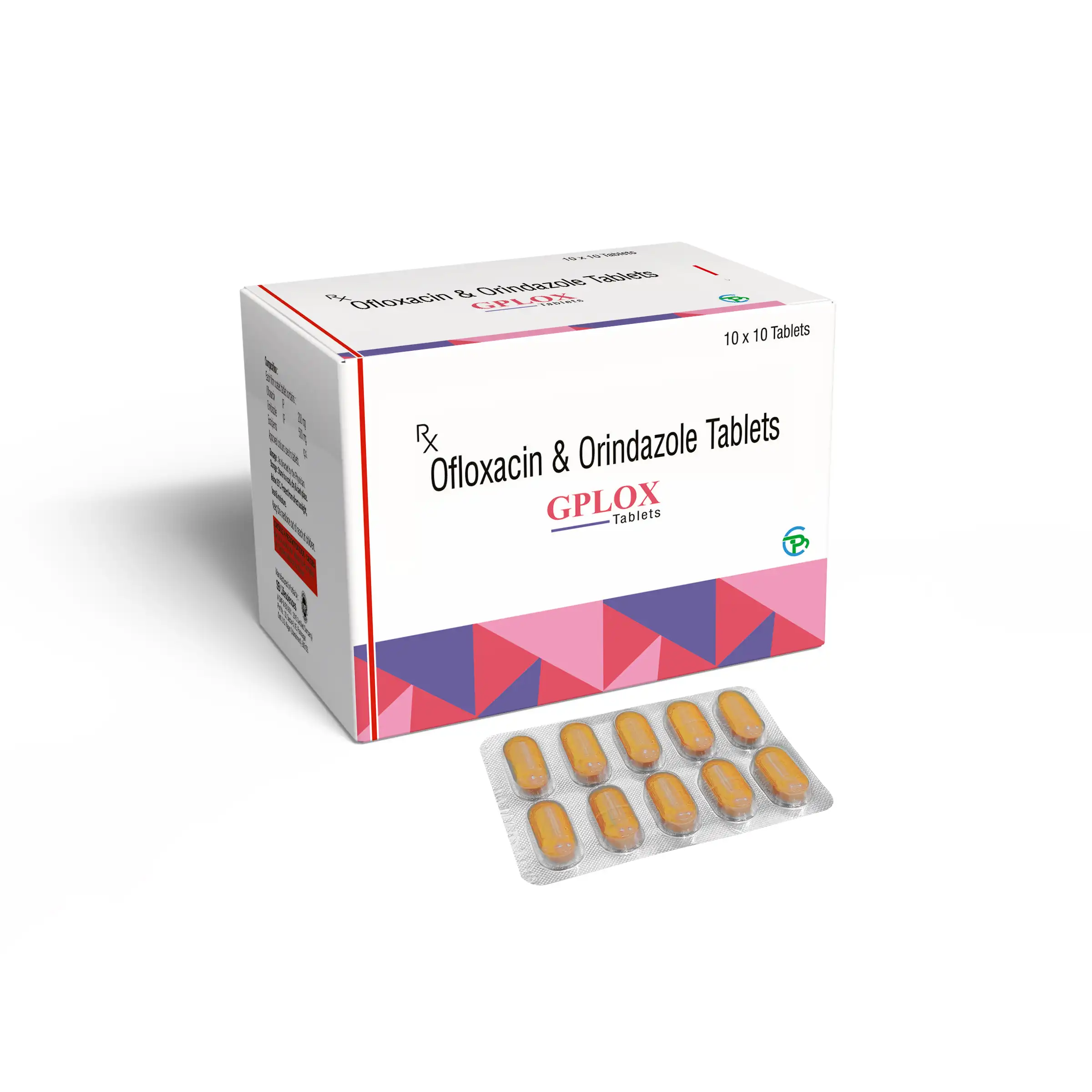Ofloxacin 200 Mg & Ornidazole 500 Mg Tablets