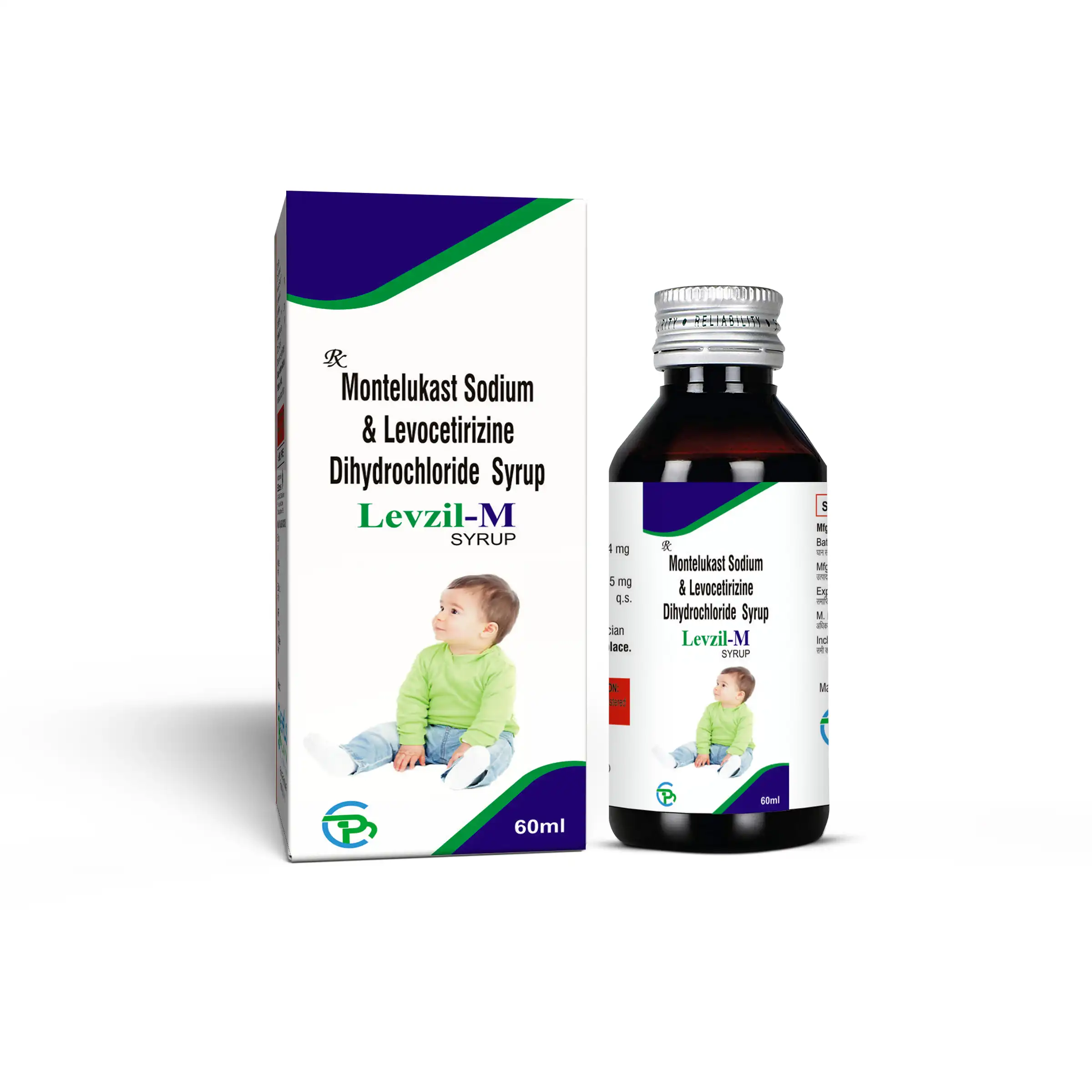  Levocetirizine 2.5 Mg and Montelukast 4 Mg  Syrup