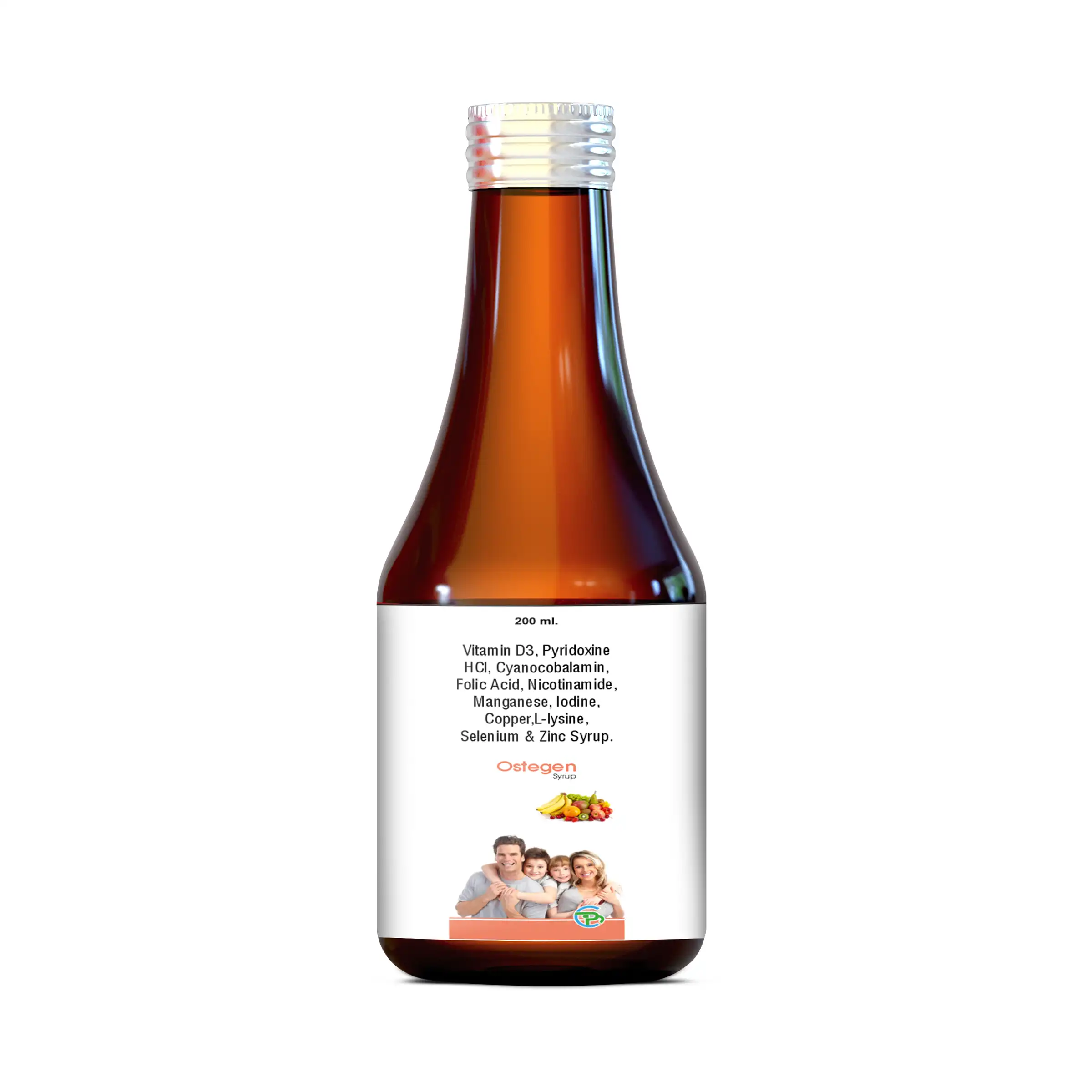 Vitamin D3 Pyridoxine Hcl, Cyanocobalamin Folic Acid, Nicotinamide, Manganese, Iodine Copper, L Iysine Selenium & Zinc Syrup