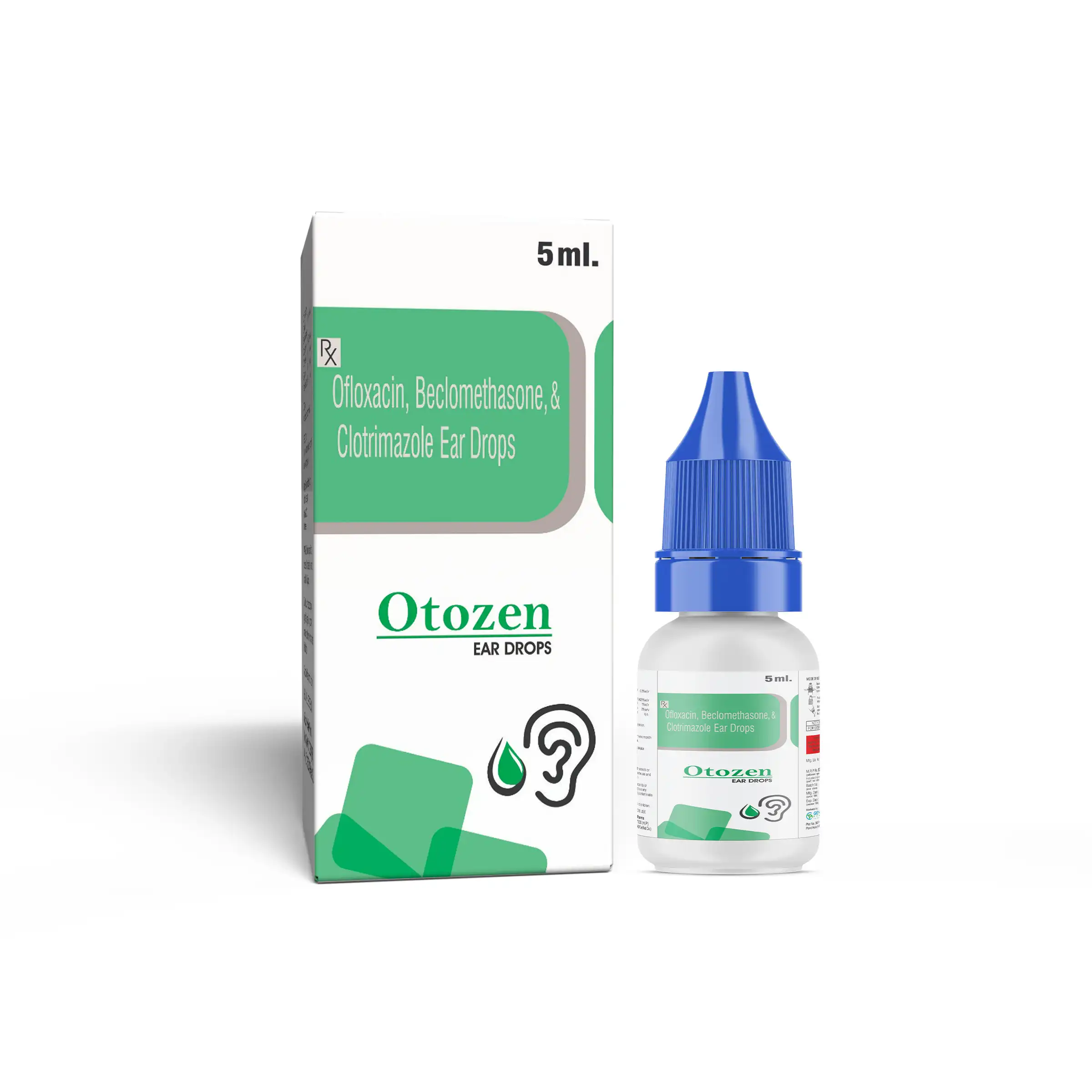 Ofloxacin, Beclomethasone, & Clotrimazole Ear Drops
