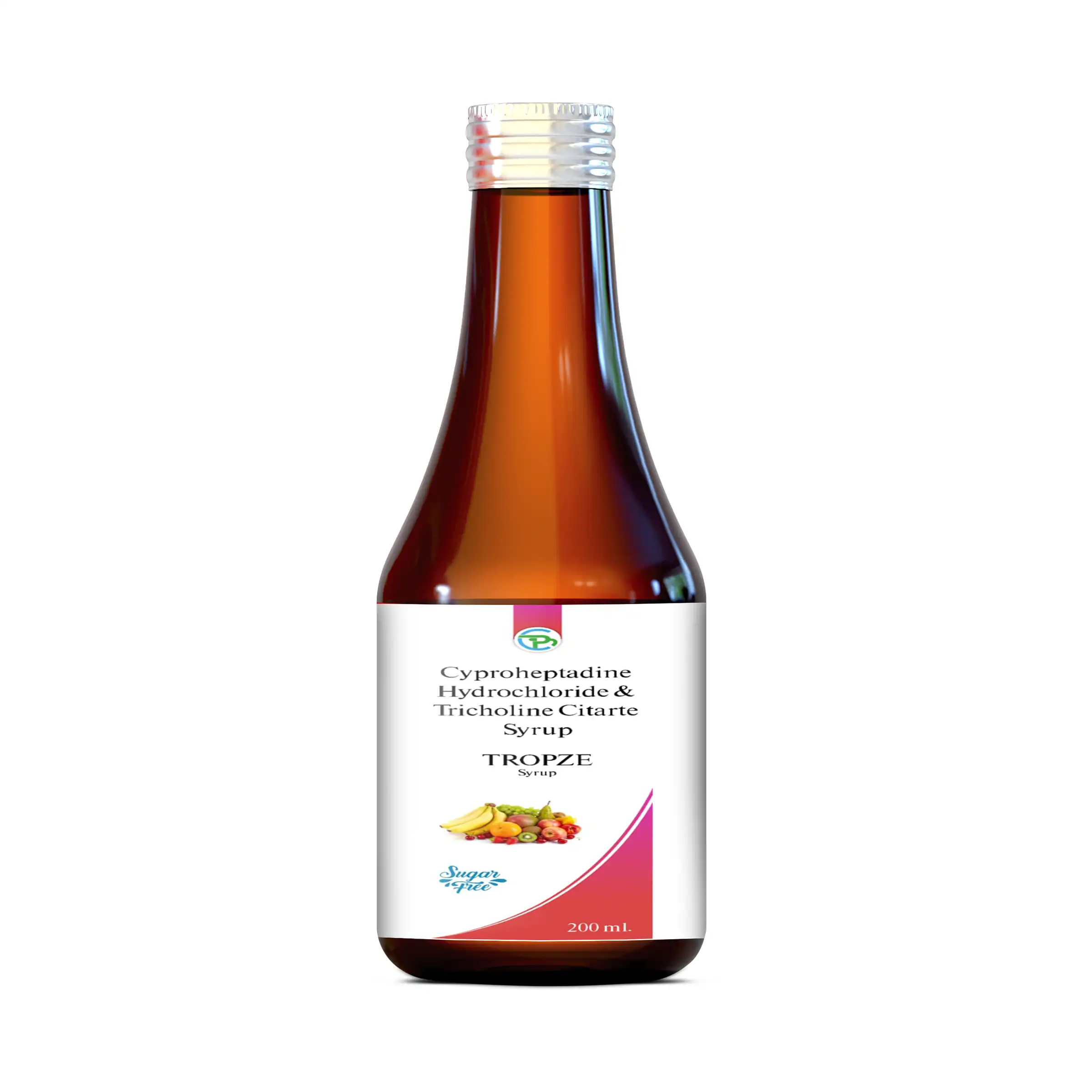 Cyproheptadine 2 Mg + Hydrochloride & Tricholine 275 Mg Citrate Syrup